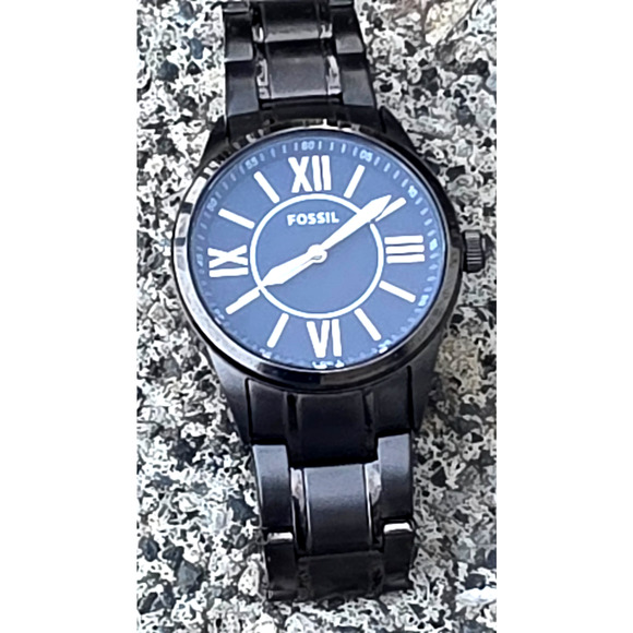 Fossil BQ1134 Classic Stainless Steel Mens Watch Blue face Wristwatch main image 4